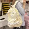 Mochila estilo Ins para niñas, adecuada para estudiantes de secundaria, mochila estilo coreano para estudiantes de preparatoria y una mochila pequeña de estilo fresco para estudiantes de primaria de 3º a 6º grado