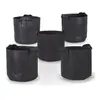 Bolsas de Cultivo de Fieltro, Bolsas para Plantas, Bolsas Portátiles de Nutrientes para Plántulas de Jardinería, Absorbentes de Agua, Transpirables, Tela No Tejida Engrosada
