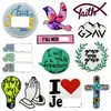 Pegatinas de Tela Bordadas en Inglés de Dibujos Animados con Graffiti de Colores Parches Decorativos Accesorios para Ropa Listos para Usar Sellos Bordados Estilo para Planchar
