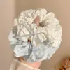 Laço de Cabelo de Renda Doce, Scrunchie de Luxo Estilo Coreano, Laço de Cabelo Extra-Grande para Coque, Corda de Cabelo para Rabo de Cavalo, Acessório de Cabelo