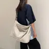 Bolsa de lona de gran capacidad para mujer, nuevo modelo 2026, bolso tote moderno y versátil para viajes, adecuado para estudiantes que van a clase y para el trabajo, bolso cruzado