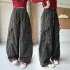 Pantalones Largos de Otoño para Niñas 2026 Nuevo Modelo Pantalones de Exterior para Niños Pantalones Cargo Casuales de Moda 100% Algodón para Niñas Mayores