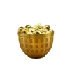 Artesanías de Latón, Un Cubo de Adornos Dorados, Lingotes Pequeños, Cornucopia, Tanque Baifu, Entrada de Oficina, Decoración de Sala de Estar que Atrae la Riqueza