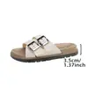 Sandálias para Uso Externo de Verão Feminino Nova Moda Estilo Fada com Saia Chinelos de Solado Grosso Sandálias Birkenstock