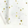 En Stock 17g Estrella y Luna Corazón Forma Ins-Style Papel Pera Papel de Regalo Material de Empaque Papel Copiadora Forro de Ropa