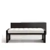 Banco Minimalista Italiano de Madera Maciza Banco al Pie de la Cama para Dormitorio Banco de Diseñador Banco Sofá para Sala de Estar Banco para Cambiar Zapatos Banco