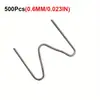100/500 PIEZAS Grapas Calientes Para Soldador de Plástico Máquina de Reparación de Plástico Automotriz Cable de Soldadura Máquina de Soldadura para Reparación de Parachoques de Coche