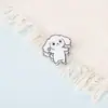 Clip de Perro Lindo Pp, Clip de Nota de Dibujos Animados de Doble Cara de Aspecto Elegante, Clip de Trasero, Organizador de Archivos de Papel para Pruebas de Snacks