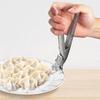 Processamento Personalizado Aço Inoxidável Clipe Anti-Escaldante Utensílio Doméstico Antiderrapante Levantador de Pratos Clipe para Prato Anti-Escaldante Ferramenta de Levantamento de Pratos de Cozinha