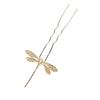 Horquilla pequeña de aleación con forma de libélula, joyería antigua, horquilla para el pelo, ropa china, versátil, horquilla en forma de U, accesorios clásicos para el cabello, tocado, material de paso