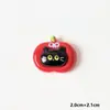 Set de Animales de Manzana de Dibujos Animados Accesorios de Resina para Manualidades Accesorios para el Cabello Pinzas para el Cabello Llaveros Dijes para Zapatos Materiales Al Por Mayor