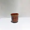Taza de madera de estilo japonés transfronteriza, taza de sake de madera de azufaifo, taza de agua de madera maciza, taza portátil, taza de té con logotipo láser