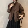 Tamanho atualizado. Jaqueta baseball de camurça estilo francês, retrô, modelagem solta, jaqueta de motociclista estilosa, acompanha bolsa combinando