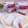 Sabonete criativo em formato de bola, feito à mão, brinquedo esteticamente agradável para alívio do estresse, rebote lento, som e toque crocantes