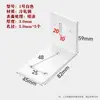 Conector de Esquina para Gabinete de Baño Antióxido Ángulo de Hierro Galvanizado Colgante Ángulo Recto Código de Esquina Engrosado Soporte de Fijación Colgador en Forma de Z
