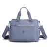 2024 Nueva Moda Bolso de Hombro Cruzado para Mujer de Gran Capacidad Versátil Ligero Bolso de Mano Color Sólido Casual Bolsa de Tela Oxford