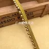 Accesorios de Encaje Perlado Dorado Spot Hechos a Mano Bricolaje Cuello de Ropa con Cuentas Puños Accesorios para Ropa Manualidades Decorativas