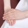 Un Ciervo Plata Plata de Ley S925 Color-separación Jaspe Hetian Rojo Agua Lingote Dinero de Cobre Sentido de Diseño Moda Anillo de Plata