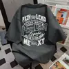 Nuevas Camisetas de Manga Corta con Estampado de Letras para Hombre y Mujer, Estilo Verano 2025, Tops Holgados y Versátiles de Talla Grande