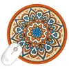 Mouse Pad Estilo Boêmio Vintage Personalizado Tapete de Mesa de Borracha para Computador Laptop Coaster Cruzamento Oriente Médio Rússia