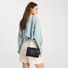 Bolso de Moda para Mujer con Diseño de Rombo Estilo Ins Versátil Versión Coreana Bolso Cruzado con Cadena Bolso de Hombro Diario para Mujer