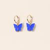 Pendientes de mariposa con diseño de nicho simple y popular de moda coreana, conjunto de venta caliente