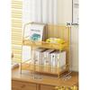Estante de Mesa Organizador de Mesa Prateleira de Armazenamento Multicamadas Prateleira em Camadas para Mesa de Escritório Estante de Armazenamento para Mesa de Escritório de Dormitório de Estudante