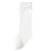 25 Calcetas de Bebé Calcetines de Malla para Verano de Caña Alta con Lazo Calcetines de Princesa para Bebé de Primavera y Verano Transpirables Lindos para Niños Calcetines Anti-Mosquitos