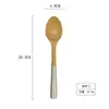 Suministro Exclusivo Transfronterizo de Cucharas para Ensalada de Madera de Haya, Tenedores para Ensalada con Mangos de Colores, Cucharas para Freír de Madera, Tenedores de Madera con Mango Largo, Cucharas de Madera, Cucharas para Ensalada