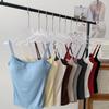 Nuevo Estilo Deseo Puro Chica Caliente Sexy Camisola de Cuello U para Mujer Look Adelgazante y Look Adelgazante Todo en Uno con Copas Sin Copas Corridas