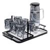 Juego de tazas de vidrio retorcidas para beber, para el hogar, la sala de estar, la taza de té familiar con un alto sentido de hospitalidad y alto valor.
