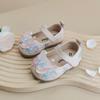 Sapatos Pequenos de Couro para Meninas Sapatos para Bebês e Crianças Pequenas Novos Sapatos de Bebê Femininos Guofeng Sapatos de Princesa para Primavera e Outono Sapatos Individuais Infantis Sapatos Infantis
