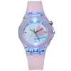 Reloj infantil más vendido de comercio electrónico transfronterizo, reloj de silicona para estudiante de primaria, reloj de cuarzo luminoso para niños y niñas