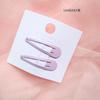 Corea del Sur INS Xiaoya mismo color caramelo pasador bb niña color pasador clip de palabra clip para flequillo cabeza de niños