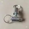 Anillo de tiro galvanizado engrosado Pasador de resorte Accesorios para taburete Pasador de posicionamiento Pasador telescópico Anillo de tiro de cabeza plana Frijol de resorte Piezas de ferretería