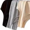 Chaleco Transfronterizo Europeo y Americano Tallas Grandes Sin Costuras Ropa Exterior Ropa Interior sin Mangas Ropa para el Hogar Tops Base Suministro Directo de Fábrica Stock Listo