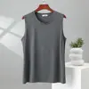 Chaleco de Modal Suelto Casual para Hombre, Nuevo de Verano, Talla Grande, Cómodo y Adecuado para Ropa Exterior, Pijamas, Ropa de Casa y Deportes