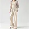 Nueva ropa de maternidad para primavera y otoño, pantalones de pierna ancha de color liso con bolsillos y cordones, adecuados para otoño e invierno, sin soporte para el vientre, pantalones de pierna recta de moda