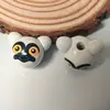 Fabricante Original Cabeza de Animal de Dibujos Animados de Madera Lindo Hecho a Mano DIY Accesorios de Cuentas Adornos Decorativos Creativos de Cuentas de Madera