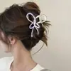 Presilha de Cabelo Premium de Tubarão Tamanho Médio 2026 Novo Modelo Simples e Elegante Presilha para Cabelos Grossos Acessório de Cabelo de Verão para a Parte de Trás da Cabeça