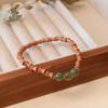 Qingshan Dai Lingyin Sándalo Jade Hetian Natural Anillo Giratorio Pulsera de Doble Círculo Pulsera de Jade Guofeng Pareja Venta al por Mayor