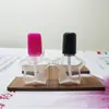 Botella de esmalte de uñas plástico PETG botella de esmalte de uñas para niños botella de esmalte de uñas a base de agua botella de esmalte de uñas de estrella de cinco puntas