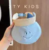 Chapéu de Pescador para Bebê Estilo Coreano Verão Malha Respirável Desenho Animado Super Fofo Chapéu de Sol para Bebê ao Ar Livre para Meninos e Meninas