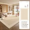 Alfombra tipo crema para la sala de estar, modelo nuevo, lavable, limpiable con paño, impermeable, resistente a las manchas, alfombra y tapete para el hogar de fácil cuidado para el dormitorio
