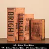 Libros Falsos Retro, Estanterías de Estilo Europeo para Estudio, Decoraciones para Sala de Estar, Decoraciones Suaves, Accesorios para Fotografía, Cajas de Libros