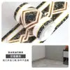 Faixa Decorativa para Cintura, Rodapé Autoadesivo, Adesivo para Borda de Peitoril de Janela e Batente de Porta, Adesivo de Parede à Prova d'Água e de Umidade