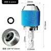 Portabrocas de cambio rápido para roscar, adaptador para machos de roscar, sin llave, bloqueo rápido, alta concentricidad, sujeción de 8-12 mm para trabajadores de ferretería