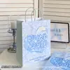 Bolsa de Regalo con Póster Nuevo de Dibujos Animados Original para Compras en Supermercado Tienda Departamental Regalo Asa Conveniente Bolsa de Regalo Conveniente