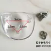 Maçaneta Pequena para Porta de Vidro Curva para Armário de Pedidos, Maçaneta Push-Pull para Porta de Freezer de Hot Pot Picante, Maçaneta de Porta de Armário de Ilha, Acessórios para Geladeira