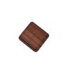 Madera de Secoya Madera de Acacia Bambú Tapete Aislante de Calor Posavasos Nogal Negro Redondo Cuadrado Posavasos de Madera Maciza Posavasos para Té Kung Fu